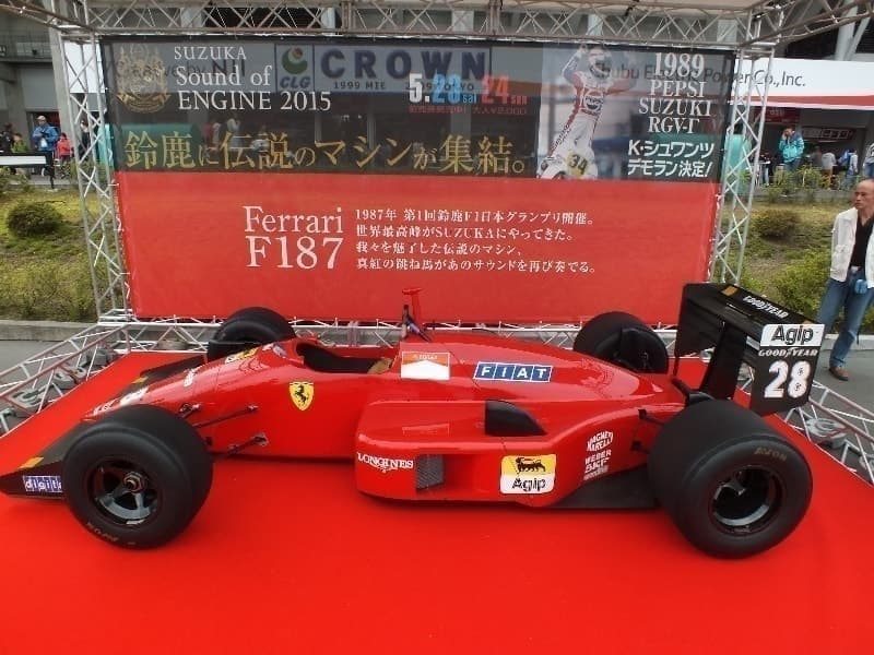 フェラーリＦ１８７：Ｆ１画像